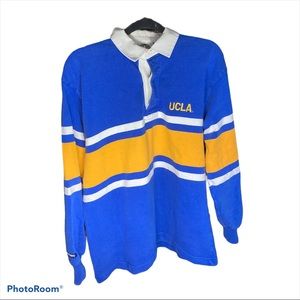 Vintage UCLA Rugby Long Sleeve L/S Polo Shirt